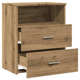 Bedside Cabinet Artisan Oak 50x32x60cm Engineered Wood 856566