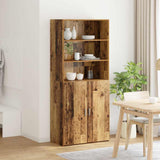 Highboard Old Wood 80 x 42.5 x 185 cm Engineered Wood 3402632