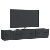 TV Cabinet with Drawer Black 147 x 34.5 x 27 cm Engineered Wood 895396