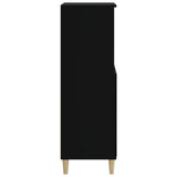 Highboard Black 60x36x110 cm Engineered Wood 821221