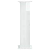 Plant Stand 2 pcs High Gloss White 30.5 x 30 x 100.5 cm 899753