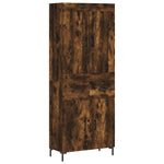 Highboard Smoked Oak 69.5x34x180 cm Engineered Wood 3199878