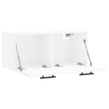 Wall Cabinet White 80x36.5x35 cm Engineered Wood 830100