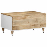 ZNTS Coffee Table 80x50x40 cm Solid Wood Mango 4018668