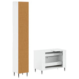 2 Piece Bathroom Cabinet Set ZWOLLE High Gloss White 3417517