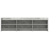 TV Cabinet 168 x 33 x 47 cm Concrete Grey Engineered Wood 8011238