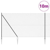Welded Wire Fence with Spikes 10 x 1.6 m 3351181