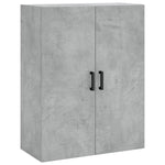 Highboard Concrete Grey 69.5x34x180 cm Engineered Wood 3195959
