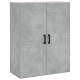 Highboard Concrete Grey 69.5x34x180 cm Engineered Wood 3195959