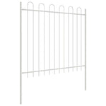 Garden Fence White 5.1 x 1.5 m Powder-coated steel 3334067