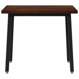 90 x 55 x 75 cm Solid Acacia Wood Dark Brown and Black 937572