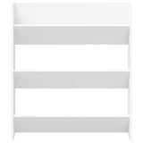 Wall Shoe Cabinets 2 pcs White 80x18x90 cm Engineered Wood 806778