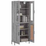 Highboard Grey Sonoma 69.5x34x180 cm Engineered Wood 3198351