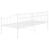 Sofa Bed Frame White Powder-coated metal Single 324774