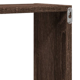 Wall Shelf Brown Oak 96x18x60 cm Engineered Wood 853233