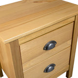 Bedside Cabinets Hill 2pcs 46x35x49.5cm Solid Pine Wood 288907