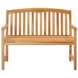 Handcarved Rose Bench 114 x 60.5 x 95 cm Solid Teak Wood 42030013