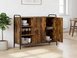 Sideboard Smoked Oak 98.5 x 33 x 81 cm Engineered Wood 8013856