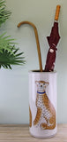 Ceramic Umbrella Stand, Leopard Design CHA825