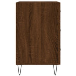 ZNTS Bedside Cabinet Brown Oak 40x40x66 cm Engineered Wood 827659