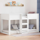 Bunk Bed for Kids White 90 x 200 cm Engineered Wood 3410411