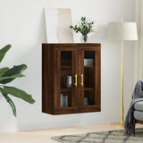 Wall Mounted Cabinet Brown Oak 69.5x34x90 cm 828475
