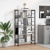 Bookshelf Grey Sonoma 82 x 32 x 144.5 cm Engineered Wood 883985
