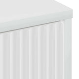 Bathroom Cabinet with Drawer High Gloss White 39.5 x 36 x 88 cm 883398