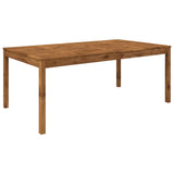 Garden Dinner Table Natural 196 x 100.5 x 75 cm 901254