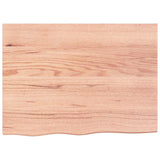 Basin Shelf Wall Mounted Steel and Solid Wood Oak 3302647