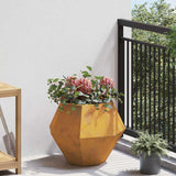 Planter 2 pcs Rusty 50 x 50 x 40 cm Weathering Steel 884065