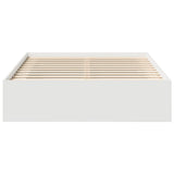 Bed Frame without Mattress White 135x190 cm Double Double 3203908
