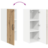 Wall Cabinet PORTO Artisan Oak 30 x 31 x 80 cm Engineered Wood 885373