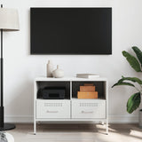 TV Cabinet White 68x39x50.5 cm Steel 843052