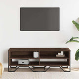 TV Cabinet Brown Oak 122x34x41 cm Engineered Wood 848573