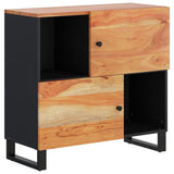 Sideboard with 2 Doors 80x33x75 cm Solid Wood Acacia 352922