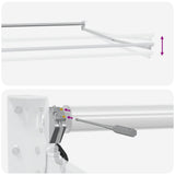 Electric Retractable Awning Yellow, Grey and White 5 x 3 m 3420017