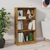 Book Cabinet Smoked Oak 60x24x109 cm Engineered Wood 815087
