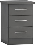 ZNTS Nevada 3 Drawer Bedside 100-103-080