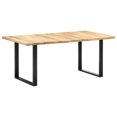 ZNTS Dining Table 180x90x76 cm Solid Mango Wood 285831