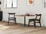 Dining Chairs 2 pcs Light Brown 42 x 47.5 x 81 cm 42020430