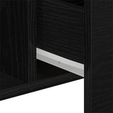Sideboard Black Oak 100 x 36 x 60 cm Engineered Wood 862762