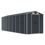 Garden Shed Anthracite 191x640x198 cm Galvanised Steel 3188259