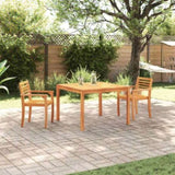 Garden Dining Set 3 pcs Brown Solid Acacia Wood 3375671