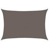 Sunshade Sail HDPE Rectangular 4x6 m Anthracite 42279