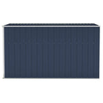 Wall-mounted Garden Shed Anthracite 118x288x178 cm Steel 316227