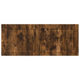 Wall-Mounted Headboard UTRECHT Smoked Oak Engineered Wood 897850