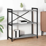 Bookshelf Grey sonoma 80 x 30 x 85 cm Engineered Wood 868428