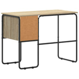 Desk with Storage Sonoma Oak 100 x 50 x 75 cm 8008003