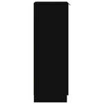 Shoe Cabinet Black 30x35x100 cm Engineered Wood 811431